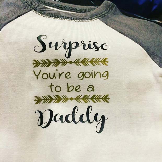 Surprise, tu vas être papa