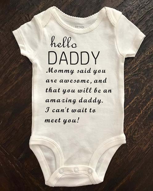 Γεια σου Daddy Baby Vest