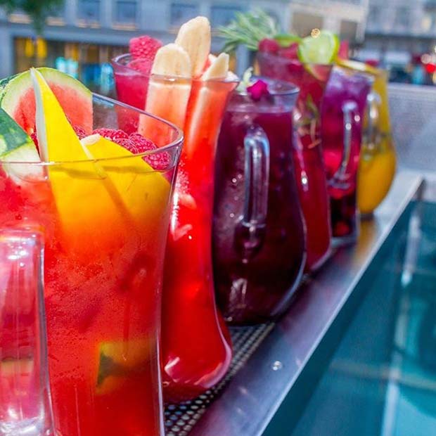 Pichets multi-cocktails pour cocktails d'été pour une foule