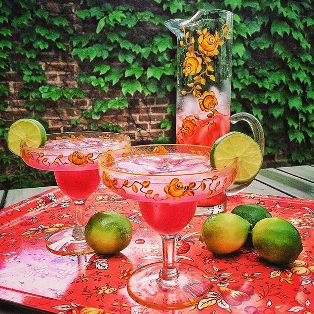 Pichet Margarita pour les cocktails d'été pour une foule