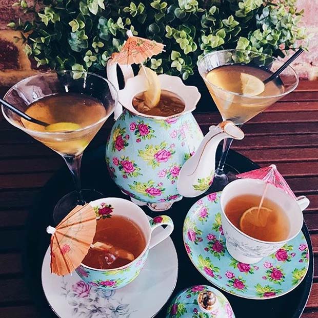 Théière Cocktails pour l'été Cocktails pour une foule