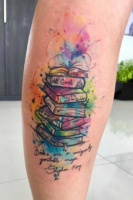 Tatouage de citation de Stephen King