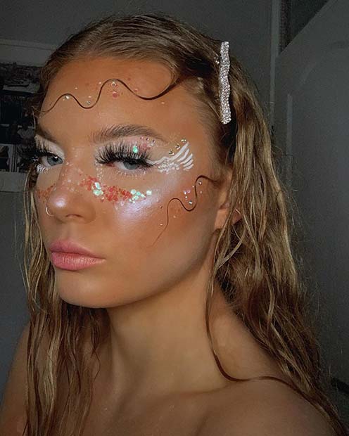 Pretty Angel Face Makeup