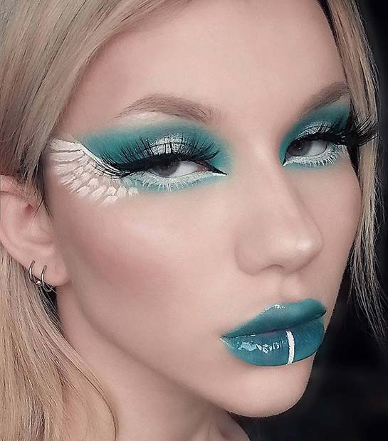 Maquillage Ange Bleu