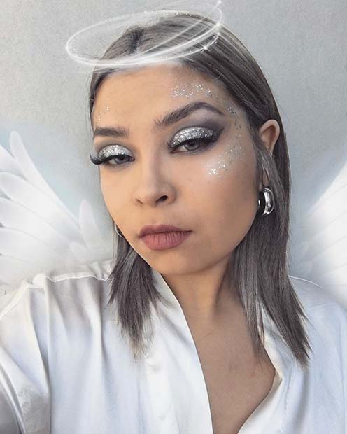White Angel Makeup Look