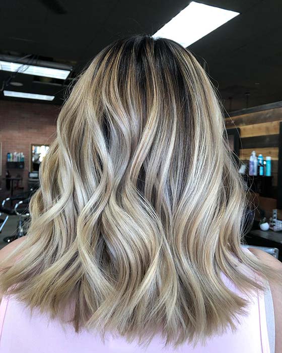 Ash Blonde Highlights