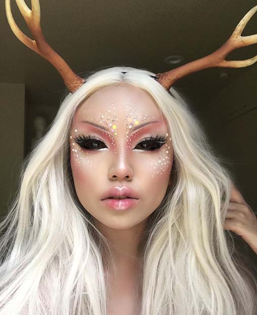 Maquillage de cerf pour les meilleures idées de maquillage d'Halloween
