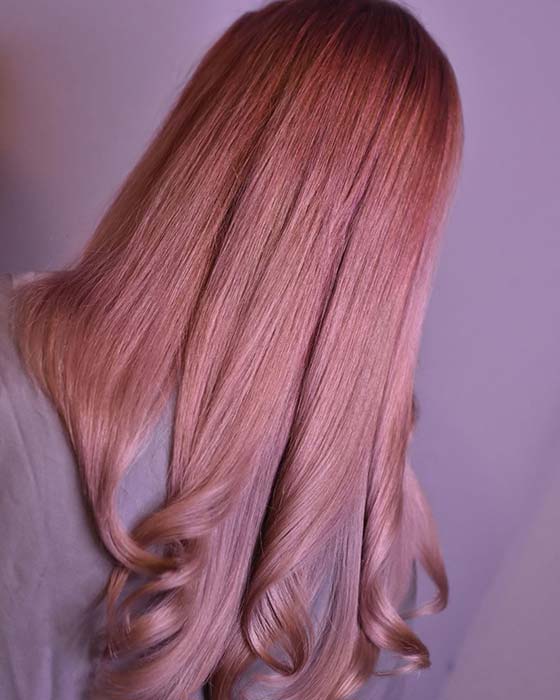Ιδέα χρώματος Rosy Hair