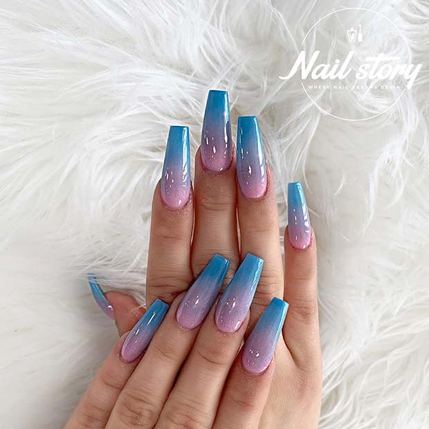 Ombre Mani élégant