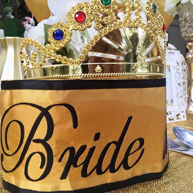 Bride to Be Sash and Crown