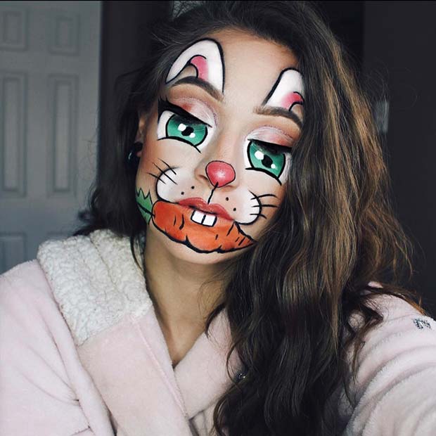 Maquillage de lapin illusion incroyable