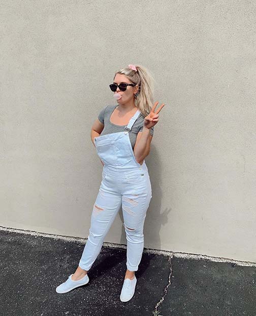 Denim Dungarees