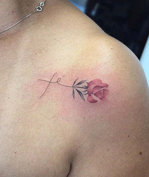 Pretty Collar Bone Tattoo