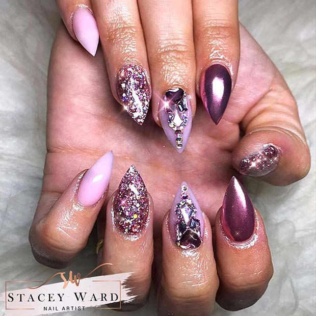 Magnifique et Glam Mani