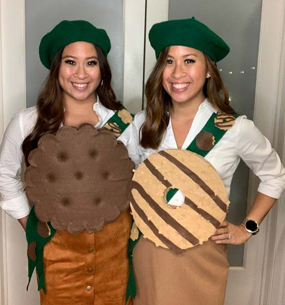 Idée de déguisement Girl Scout Cookies Duo