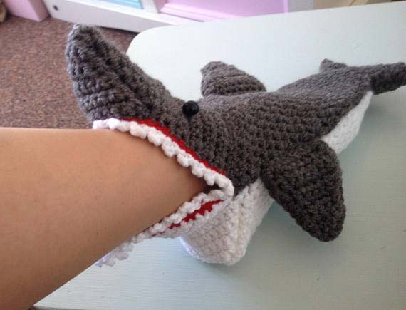 Pantoufles de requin