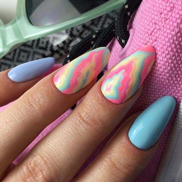 Ongles mignons et colorés