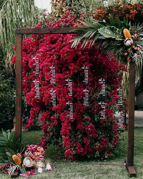 Idée de plan de salle de mariage en plein air