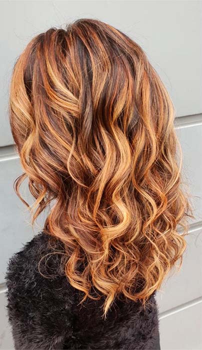 Golden Caramel Hair Idea