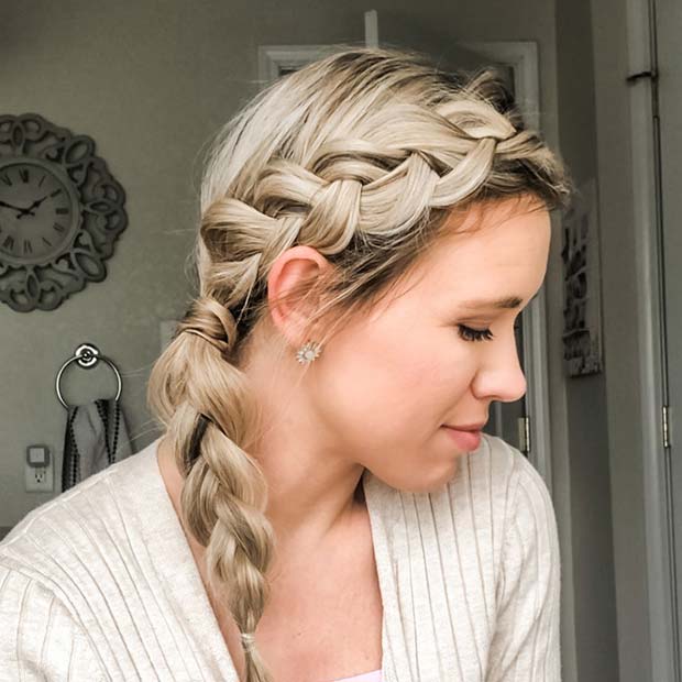 Απλή και κομψή DIY Side Braid