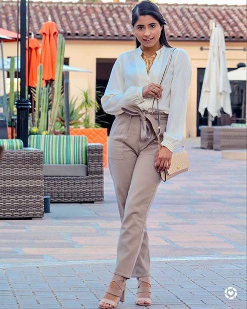 Chic Summer Work Outfit Idea