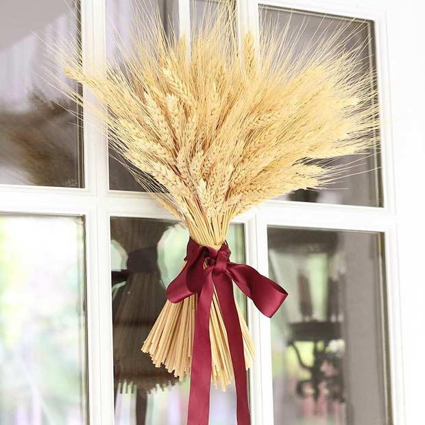 Couronne de porte facile pour Thanksgiving