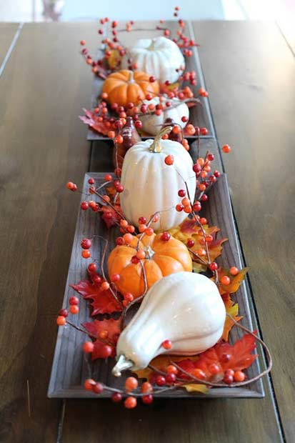 Belle pièce maîtresse de Thanksgiving bricolage