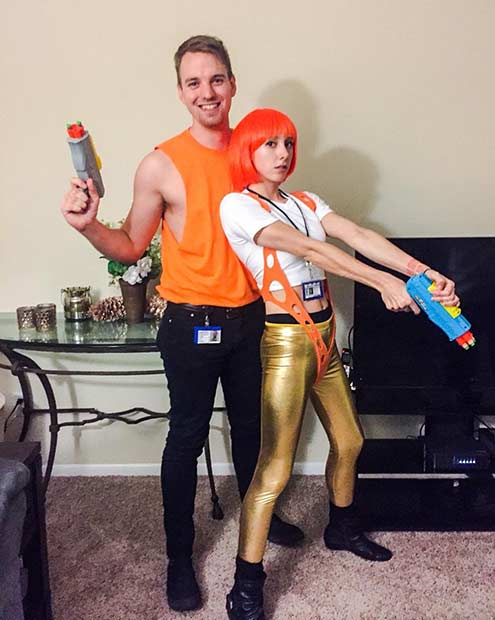 The Fifth Element Couple Halloween Costume Idea