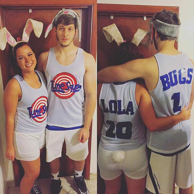 Bugs Bunny Lola Costume d'Halloween pour Couple Facile