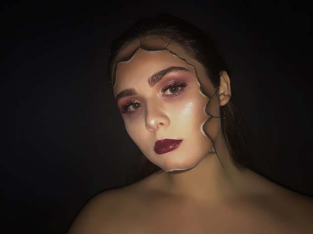 Illusion Halloween Makeup για εύκολες, τελευταίας στιγμής αποκριάτικες εμφανίσεις μακιγιάζ
