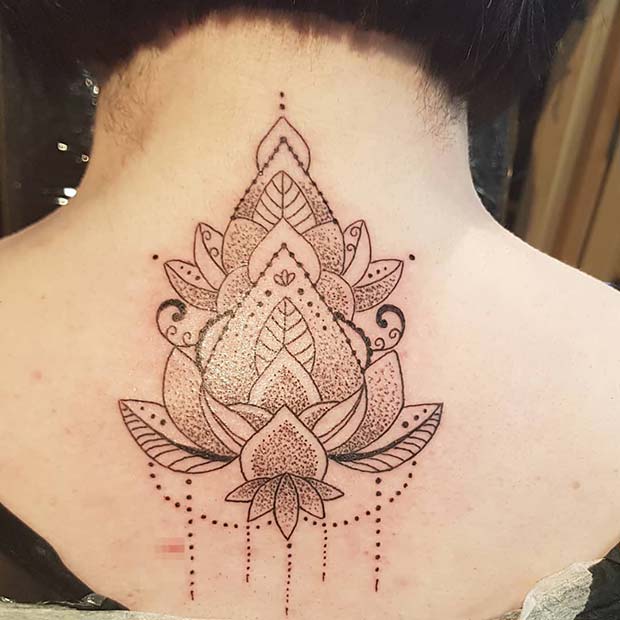 Μοτίβο ιδέα τατουάζ Lotus