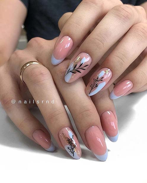 Όμορφα Floral Nails