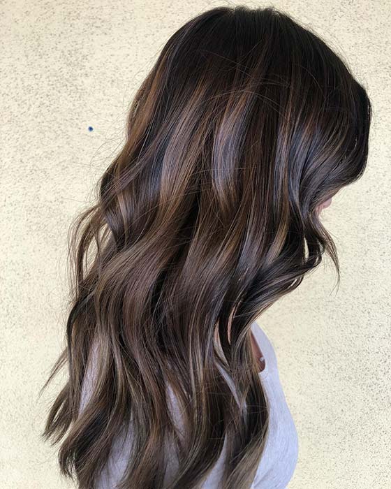 Chic Brown Highlights