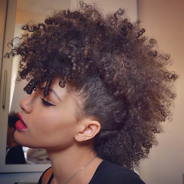 Frohawk cheveux naturels