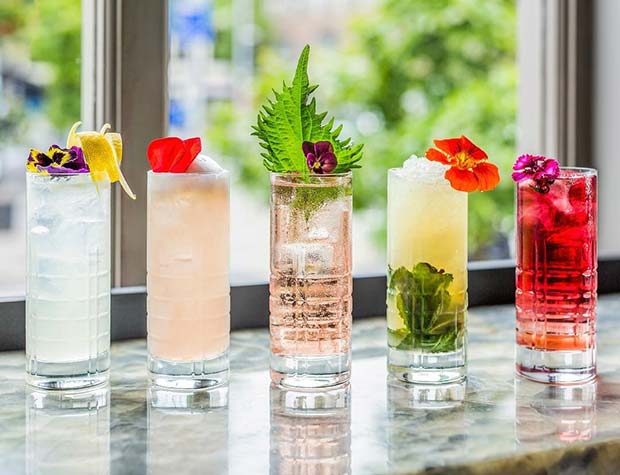 Sélection de cocktails pour des idées de cocktails d'été fruités pour les femmes