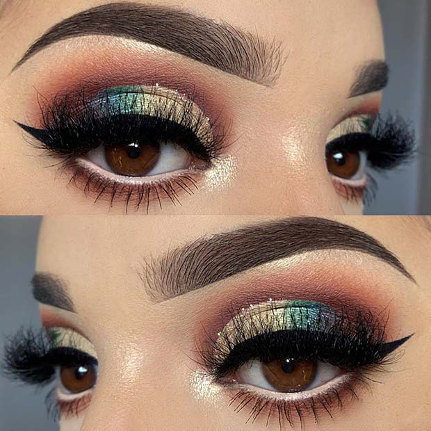 Μακιγιάζ Glam και Bold Eye