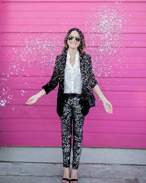 Sequin Suit για NYE