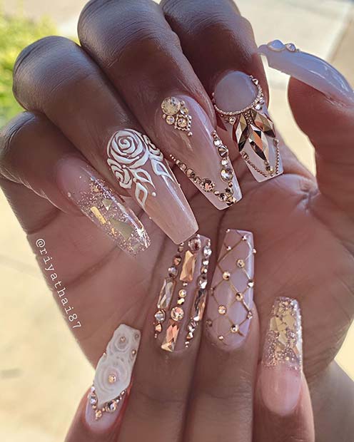 Super Glam Nail Design