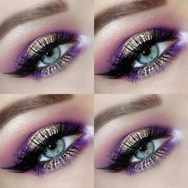 Violet Summer Smokey Eye