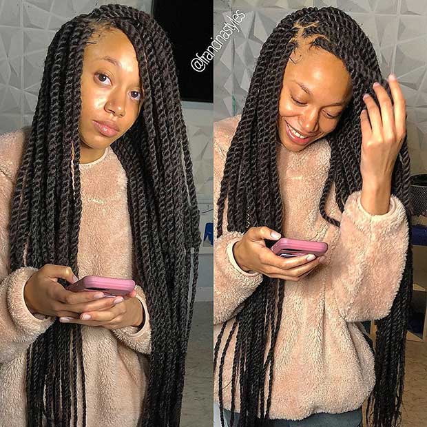 Long Marley Twists σε Jumbo Size