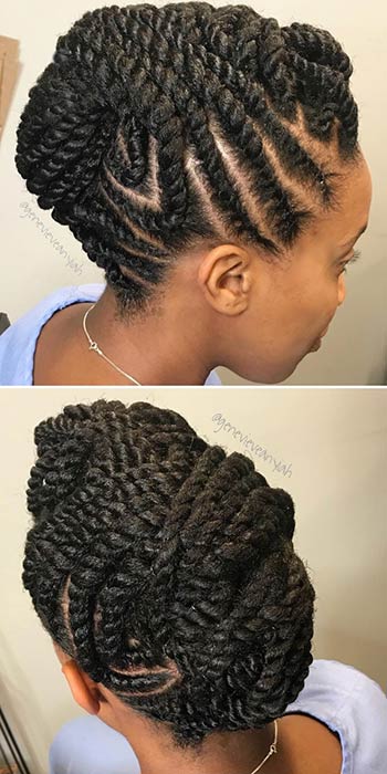 Marley Twists Updo