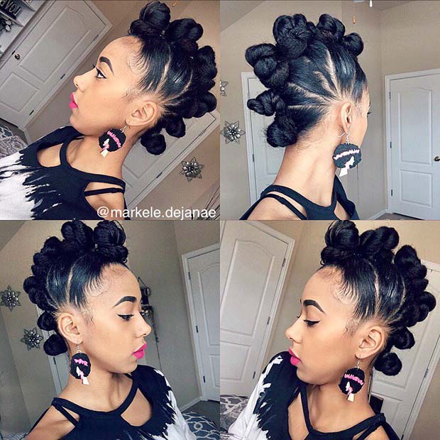 Tendance Bun Mohawk