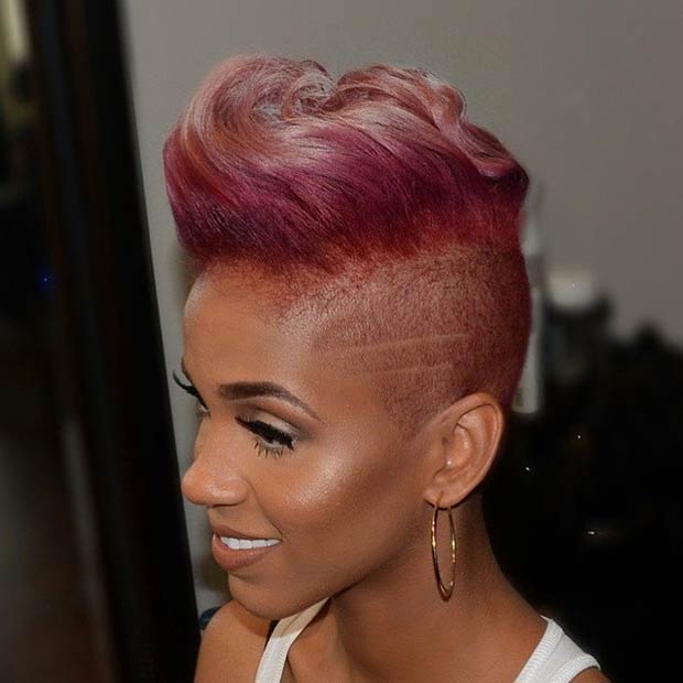Ombre Pink Mohawk