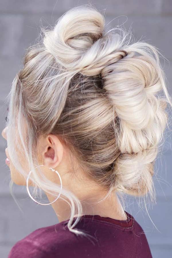 Messy and Edgy Updo Idea