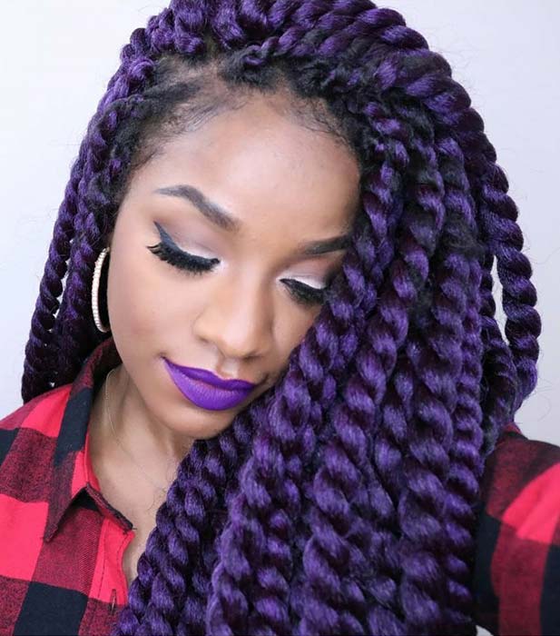 Pretty Purple Twists