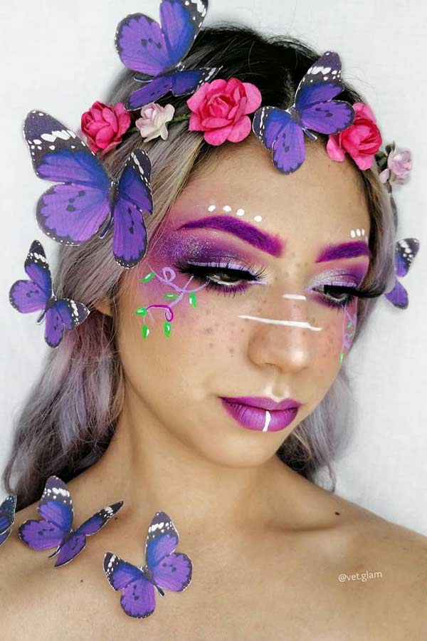 Idée maquillage fée papillon