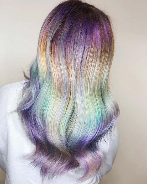 Ιδέα για μαγικό χρώμα μαλλιών