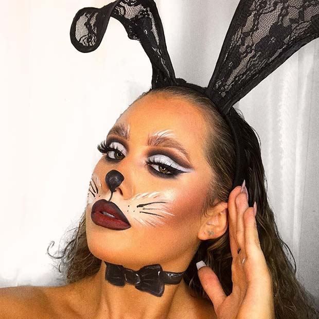 Maquillage Halloween Lapin Sexy pour Femmes