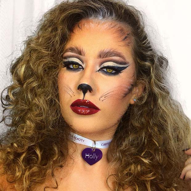 Maquillage Halloween Chat Mignon