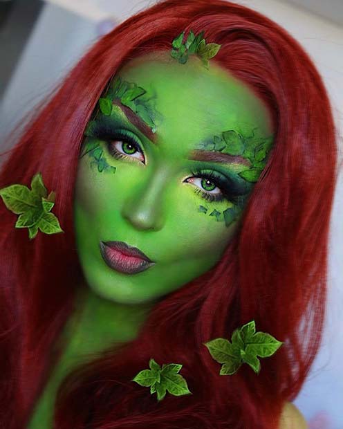 Maquillage Halloween Poison Ivy